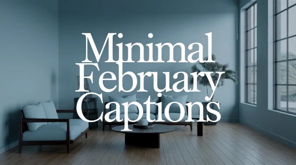 Minimal February Captions