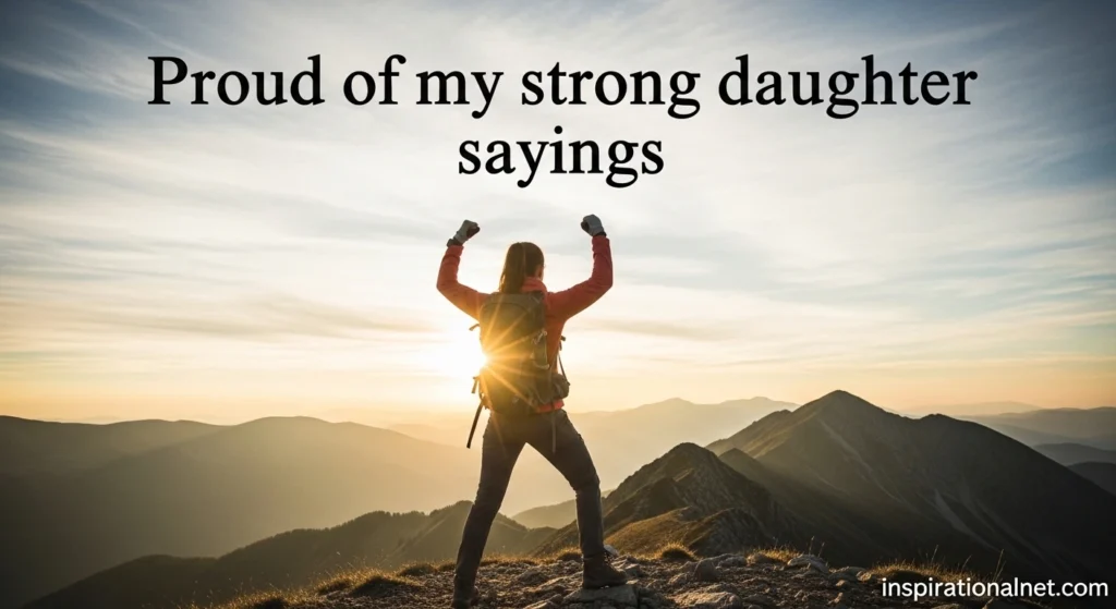 Proud of my strong daughter sayings