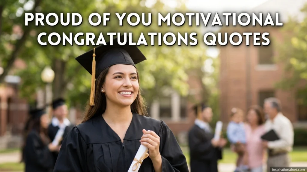 Proud of you motivational congratulations quotes