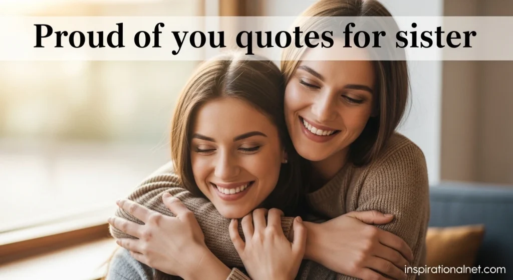 proud of you quotes for sister