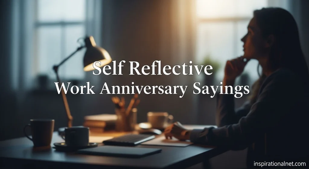 Self Reflective Work Anniversary Sayings
