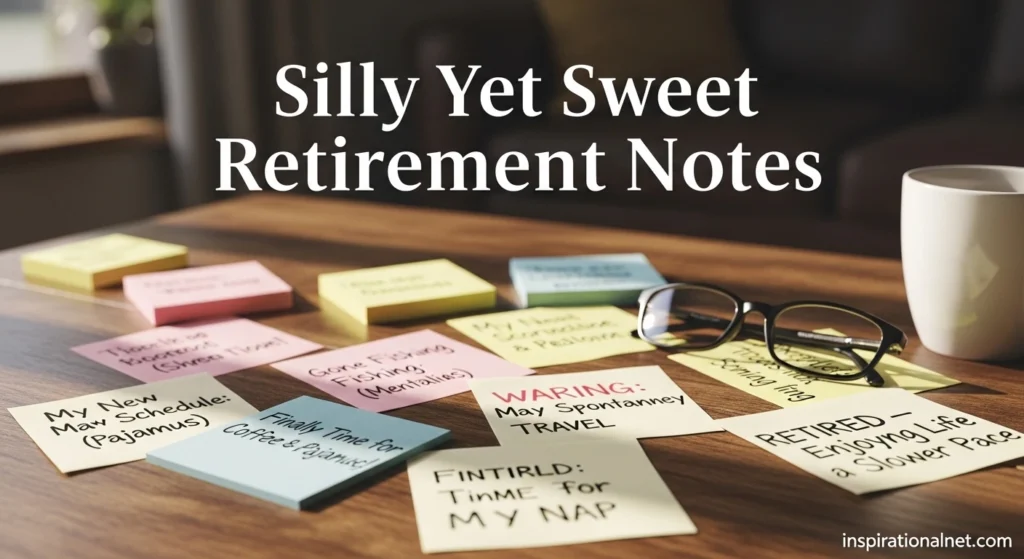 Silly Yet Sweet Retirement Notes
