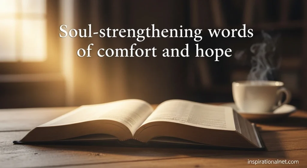 Soul-strengthening words of comfort and hope
