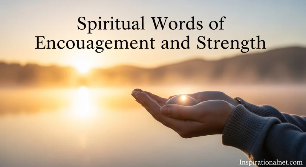 Spiritual Words of Encouragement and Strength