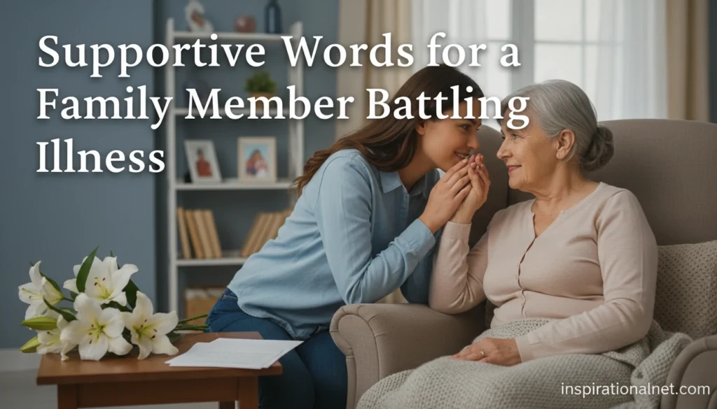 Supportive Words for a Family Member Battling Illness