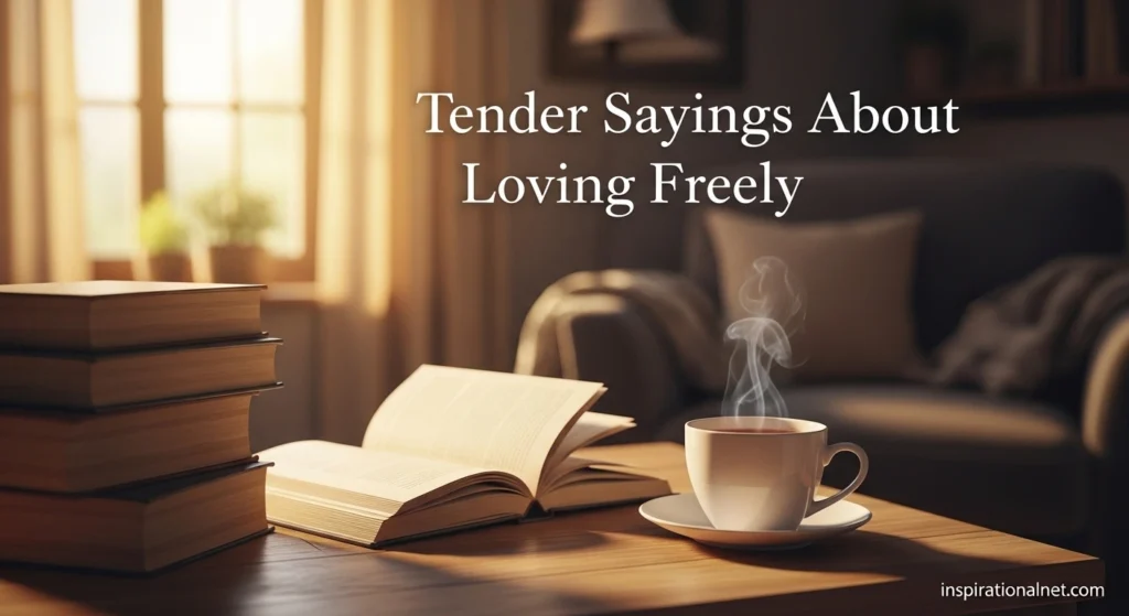 Tender Sayings About Loving Freely