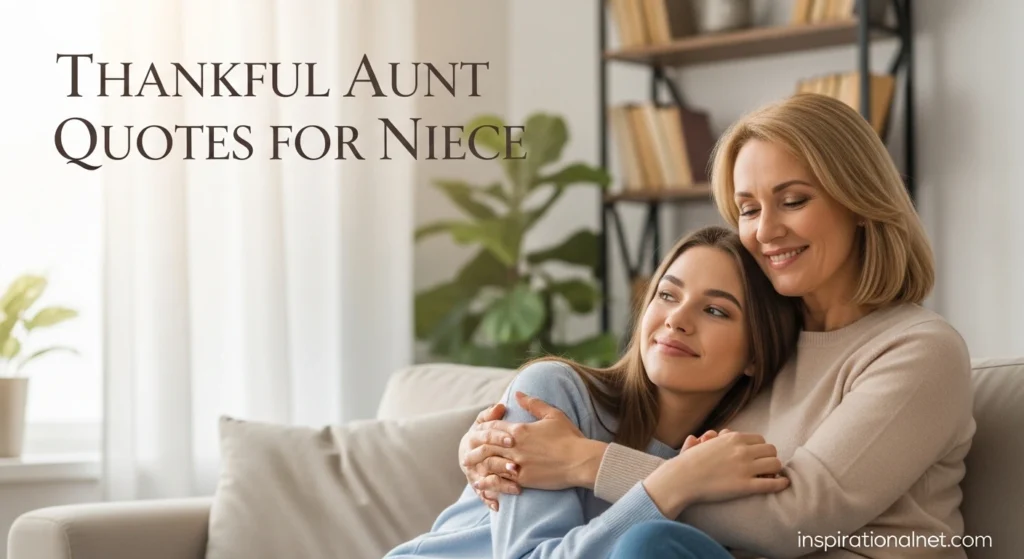 Thankful Aunt Quotes for Niece