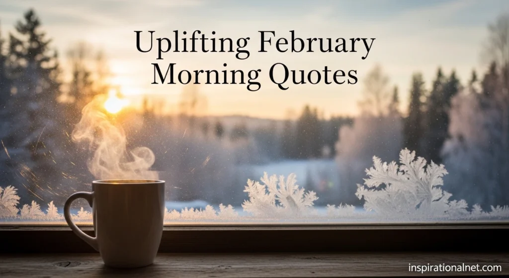 uplifting february morning quotes