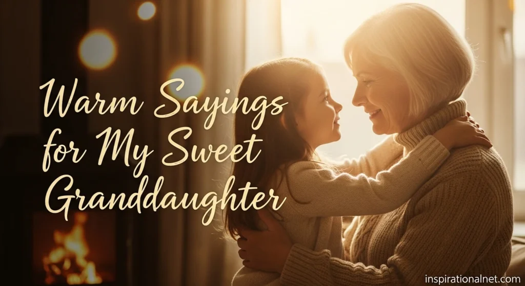 Warm Sayings for My Sweet Granddaughter