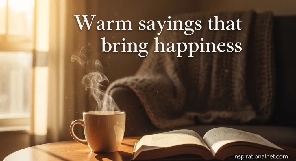 Warm sayings that bring happiness