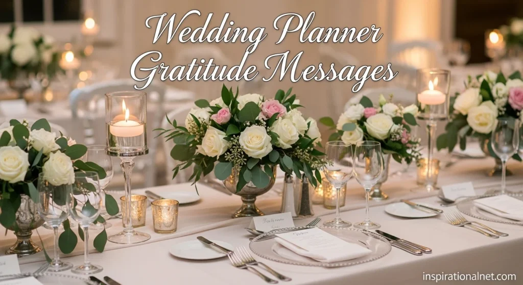 Wedding Planner Gratitude Messages