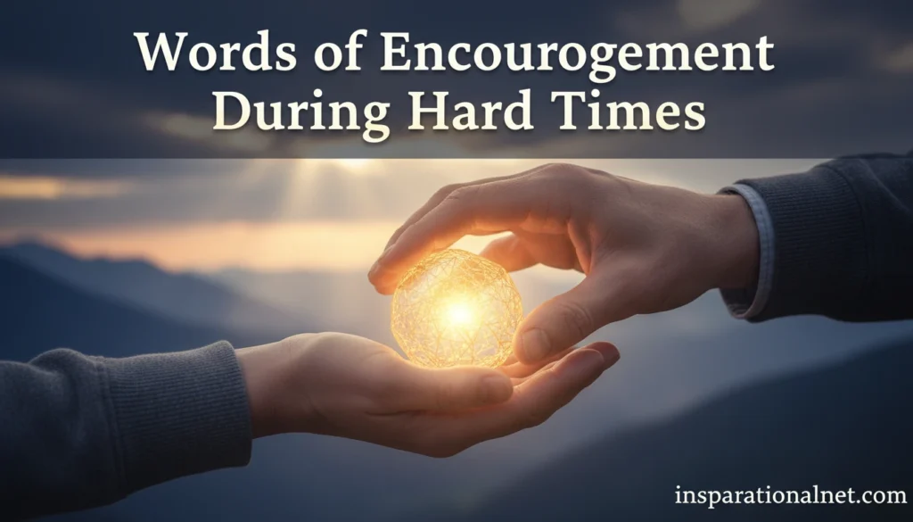 Words of Encouragement During Hard Times