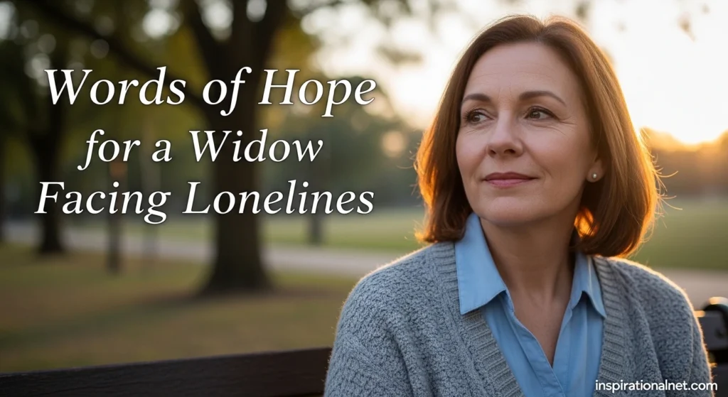 Words of Hope for a Widow Facing Loneliness