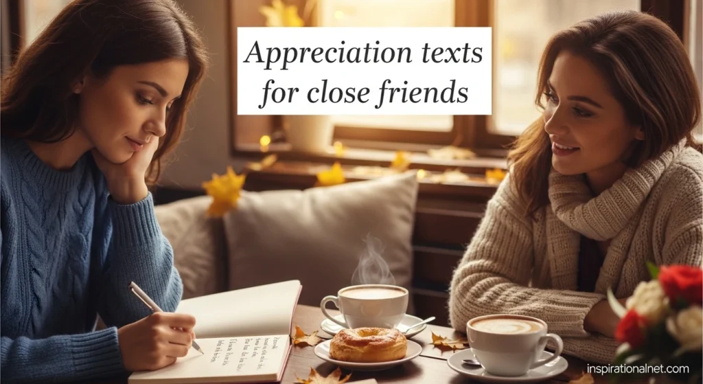 Appreciation texts for close friends
