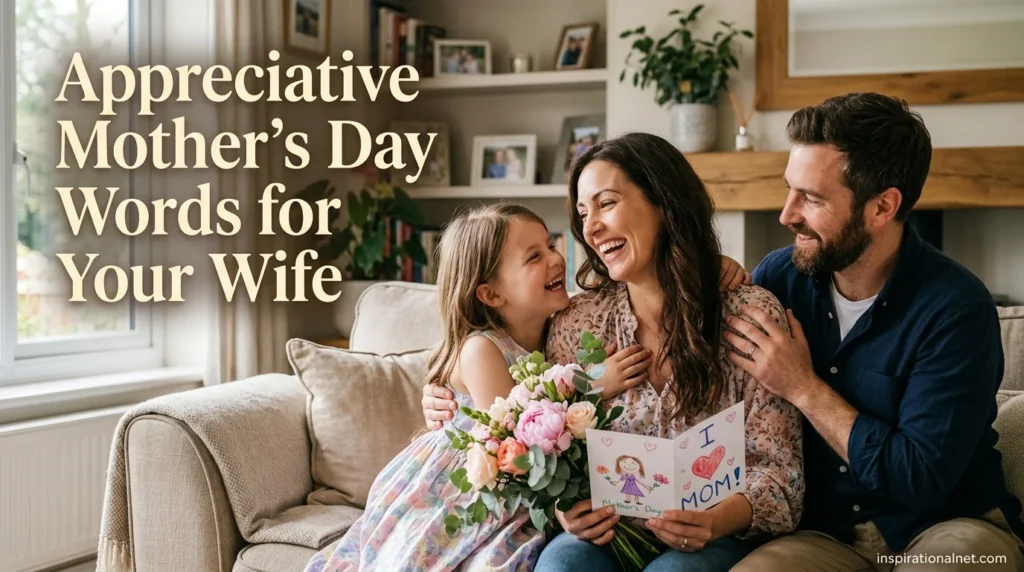 Appreciative Mother’s Day Words for Your Wife