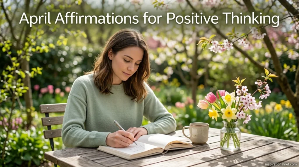 April Affirmations for Positive Thinking