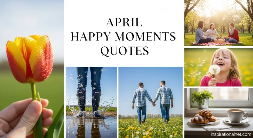 April Happy Moments Quotes