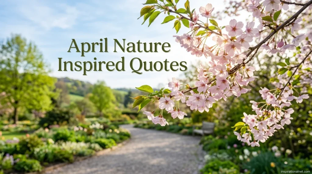 April Nature Inspired Quotes