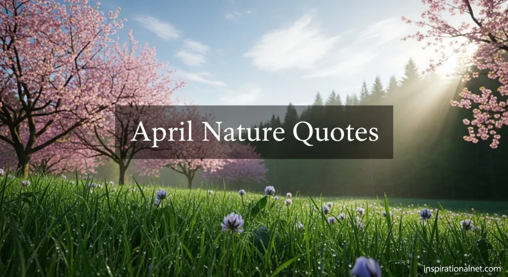 April Nature Quotes