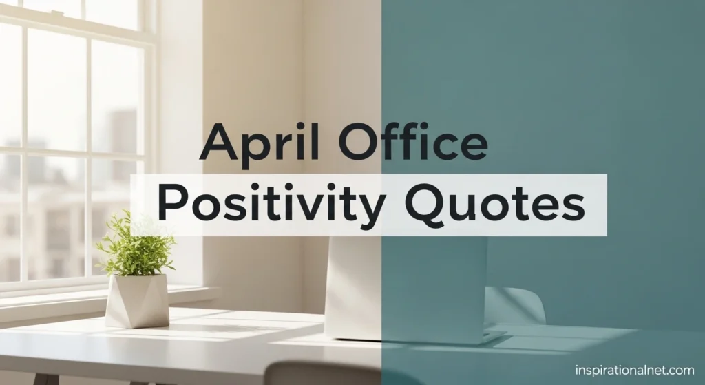 April Office Positivity Quotes