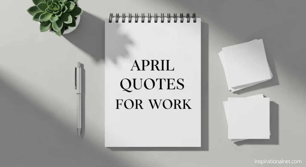 April Quotes for Work
