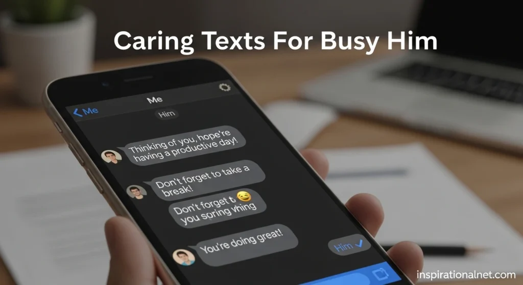 Caring Texts For Busy Him