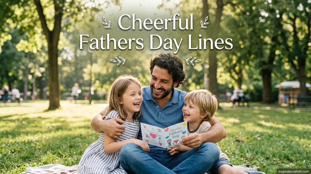 Cheerful Fathers Day Lines