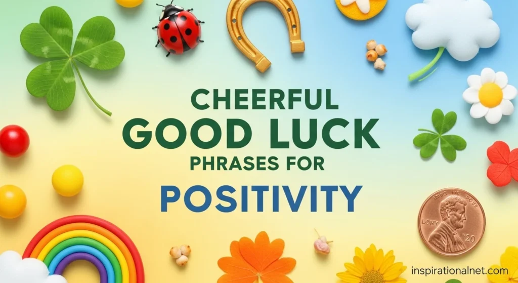 Cheerful Good Luck Phrases for Positivity