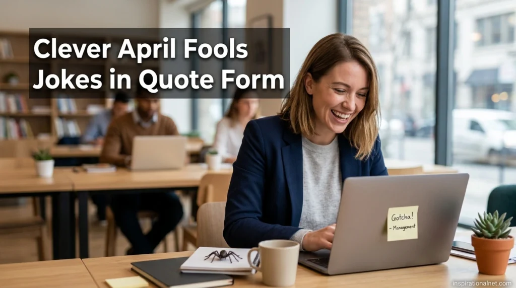Clever April Fools Jokes in Quote Form
