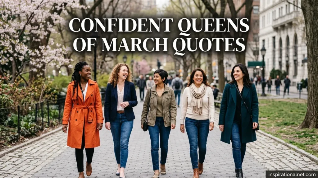 Confident Queens Of March Quotes