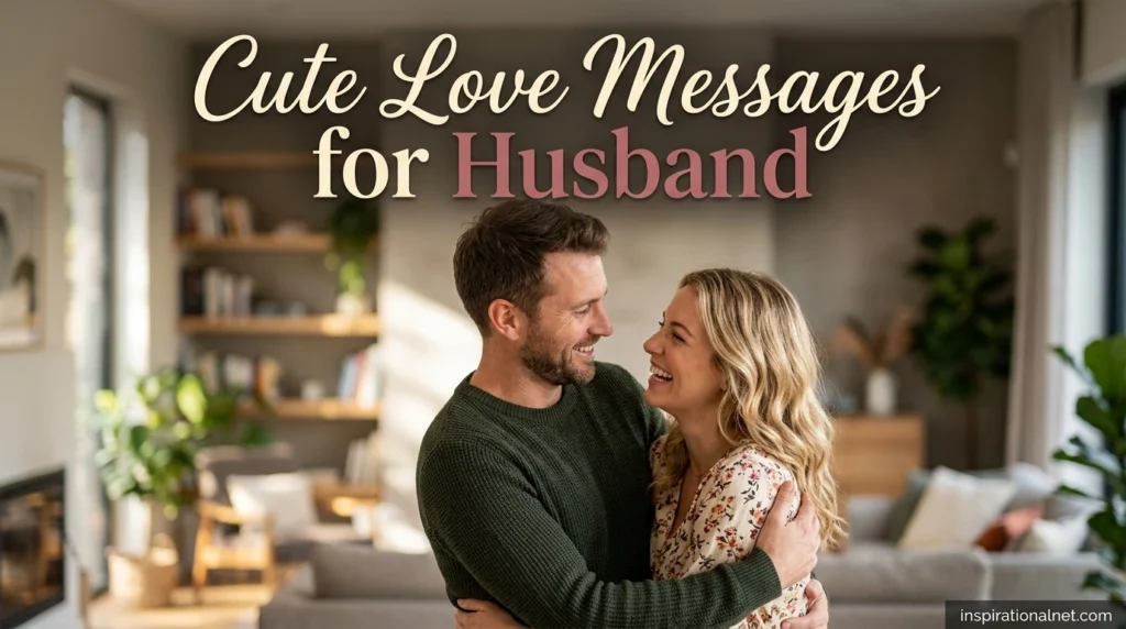 Cute Love Messages for Husband