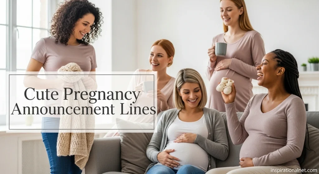 Cute Pregnancy Announcement Lines