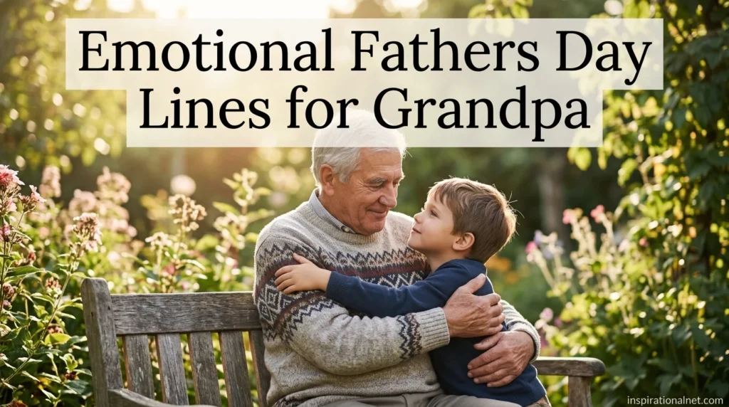 Emotional Fathers Day Lines for Grandpa