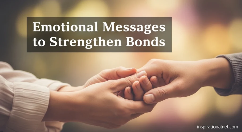 Emotional Messages to Strengthen Bonds