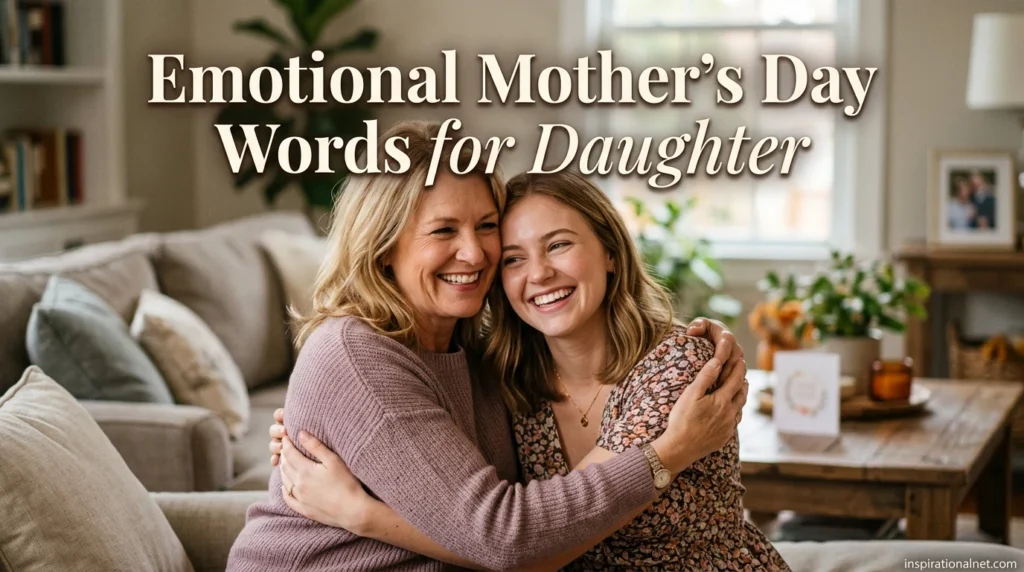 Emotional Mother’s Day Words for Daughter