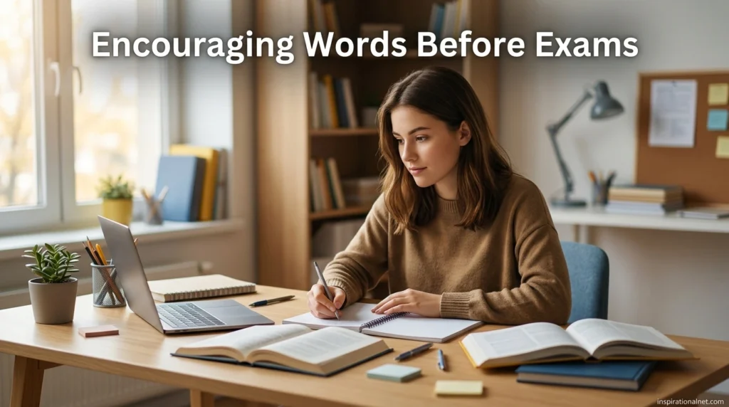 Encouraging Words Before Exams