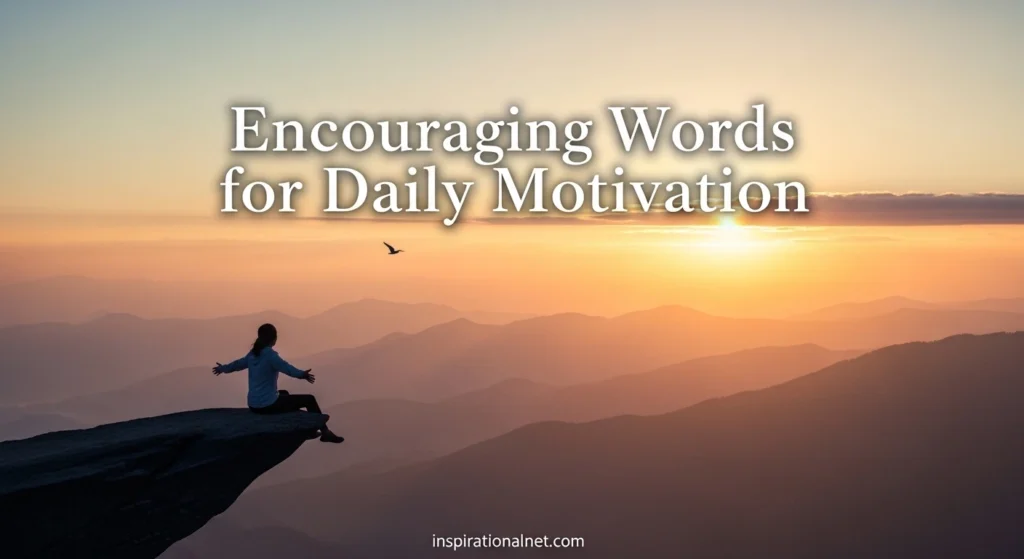 Encouraging Words for Daily Motivation