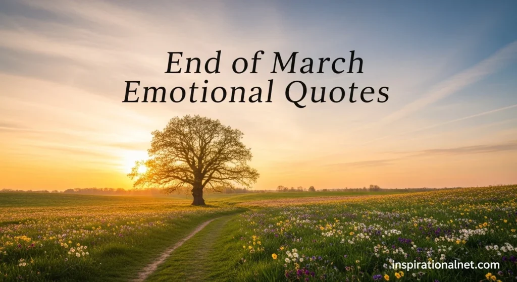 End of March Emotional Quotes