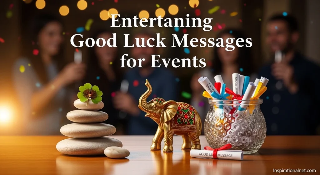 Entertaining Good Luck Messages for Events