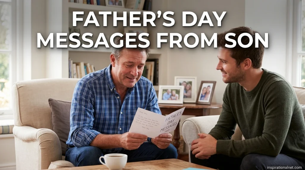 fathers day messages from son