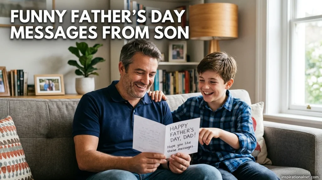 funny fathers day messages from son