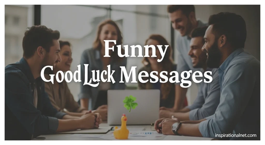 Funny Good Luck Messages