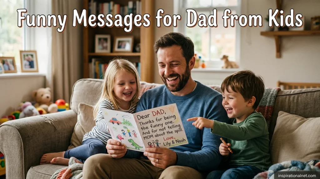 Funny Messages for Dad from Kids