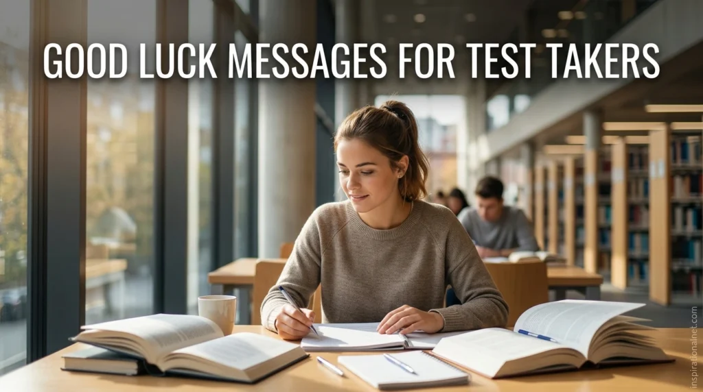 Good Luck Messages for Test Takers