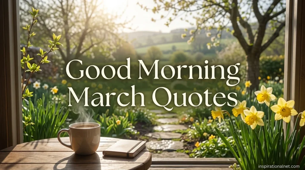 good morning march quotes
