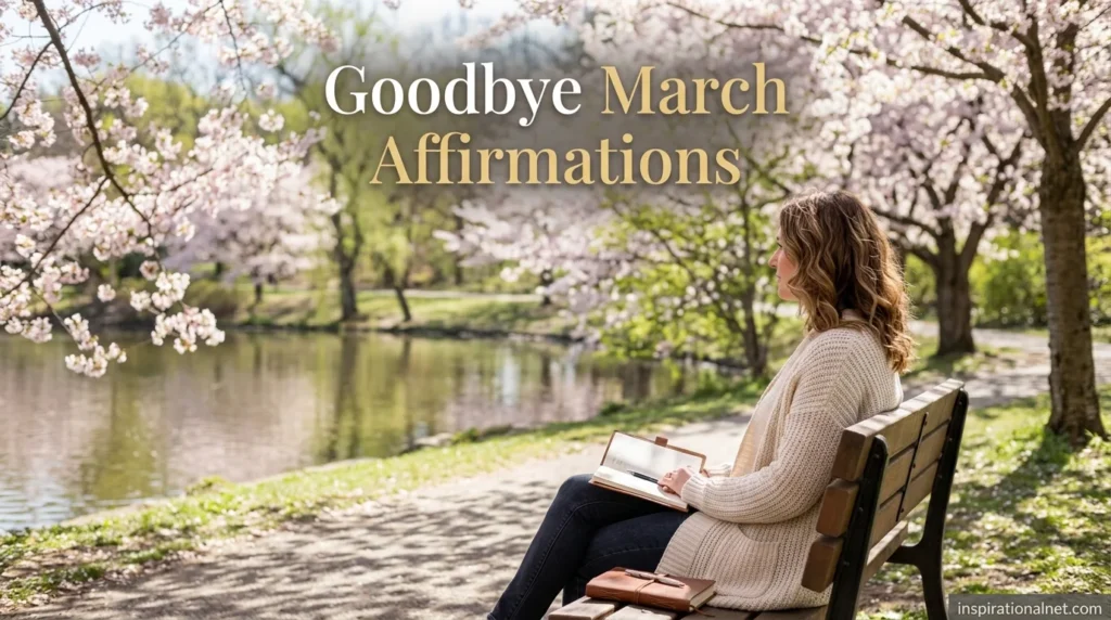 Goodbye March Affirmations
