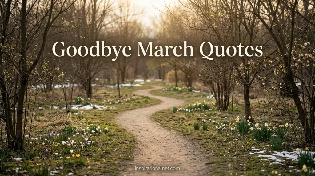 Goodbye March Quotes