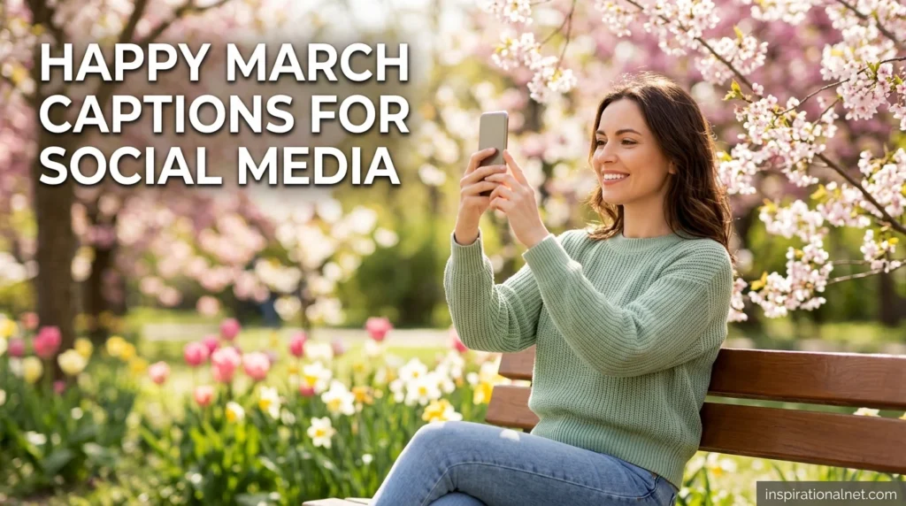 Happy March Captions for Social Media