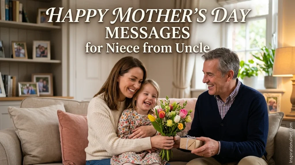Happy mothers day messages for niece from uncle