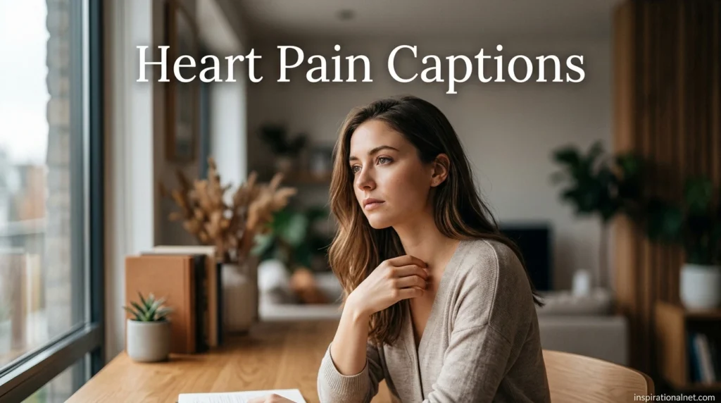Heart Pain Captions
